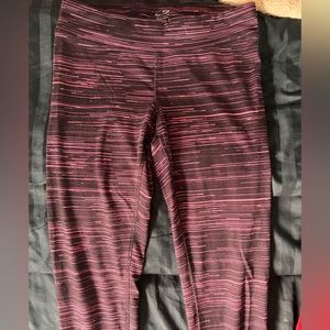 Champion duo dry black and pink workout leggings xs